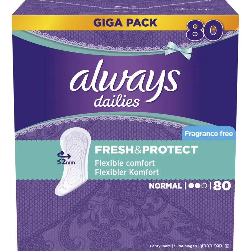 מגני תחתון Always Normal – בכמות של 80 יחידות