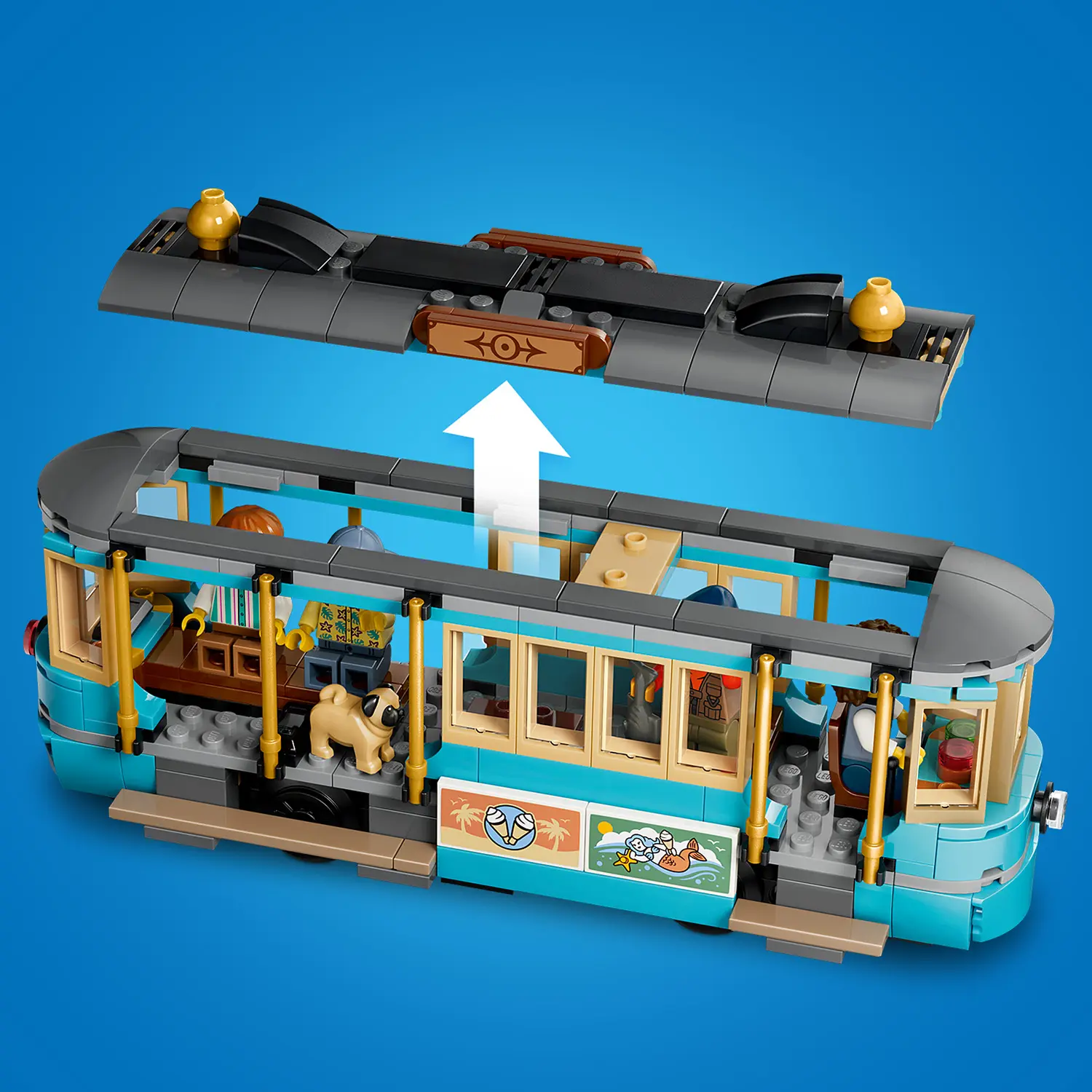 חשמלית רחוב קלאסית לחוף הים Lego City 60506