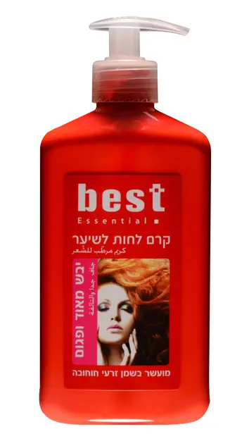 קרם לחות מועשר בחוחובה לשיער יבש מאוד ופגום מבית Best – בנפח 400 מ"ל