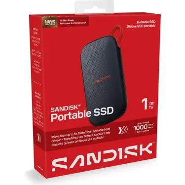 דיסק חיצוני SanDisk Portable SSD V3 USB-C 3.2 SDSSDE31-1T00-G25 1TB
