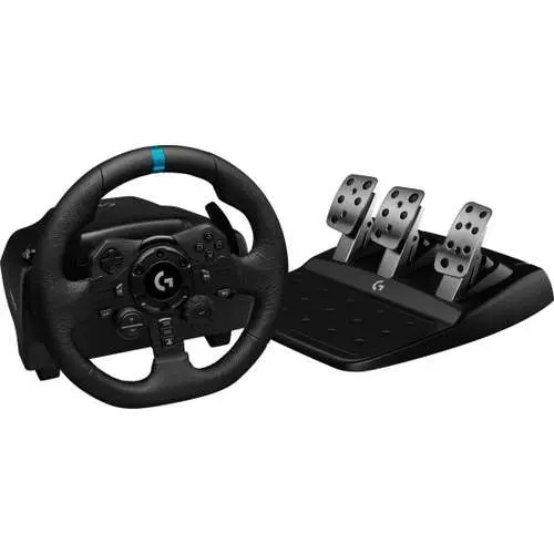 הגה מירוצים Logitech G923 ל-PC/PS4/PS5 – חוטי – בצבע שחור