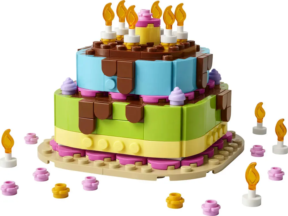 עוגה למסיבת יום הולדת Lego מיוחדים 40815