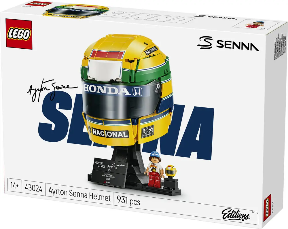 קסדה של איירטון סנה Lego Editions 43024