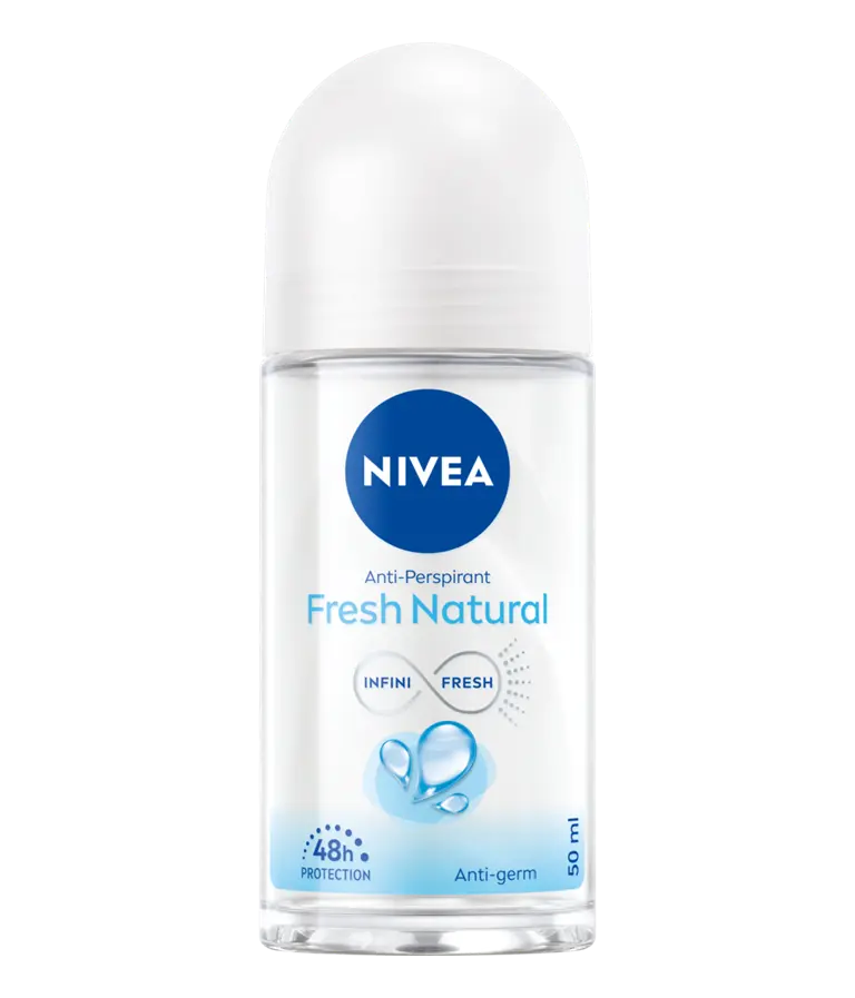 דאודורנט רול-און לאישה Nivea Fresh Natural Roll On – בנפח 50 מ"ל