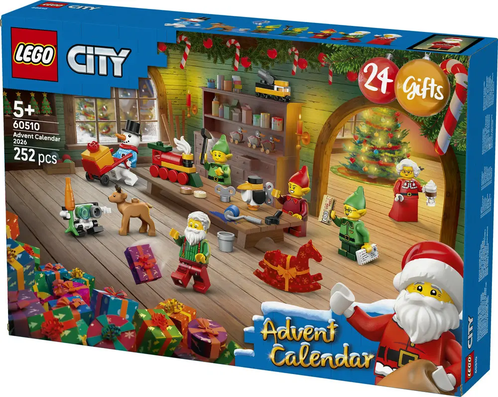לוח הפתעות חגיגי 2026 Lego City 60510