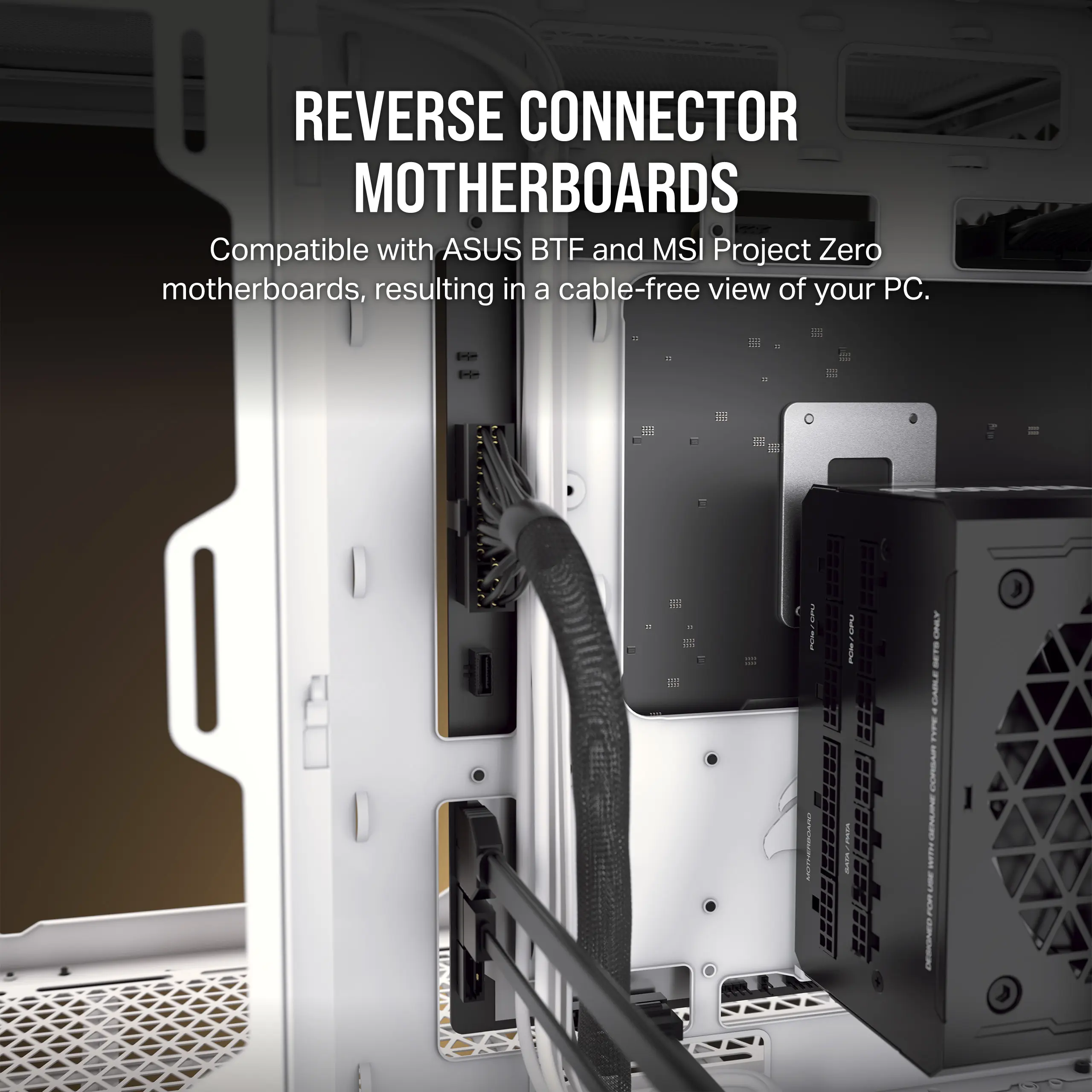 מארז מחשב ללא ספק Corsair 2500X Tempered Glass Micro-ATX Mini Tower – צבע שחור