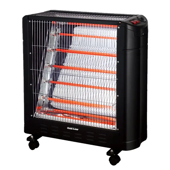תנור חימום אינפרא ענק 5 גופים Gold Line ATL-2861 2800W