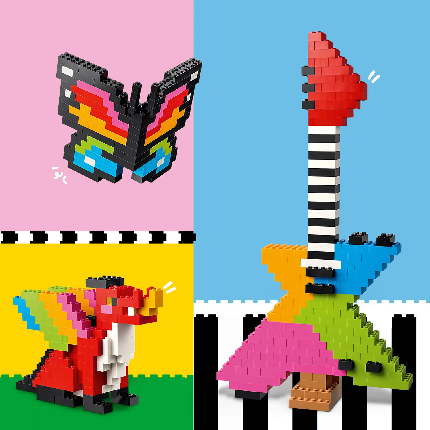 לבנים יצירתיות במגוון צבעים Lego Classic 11045