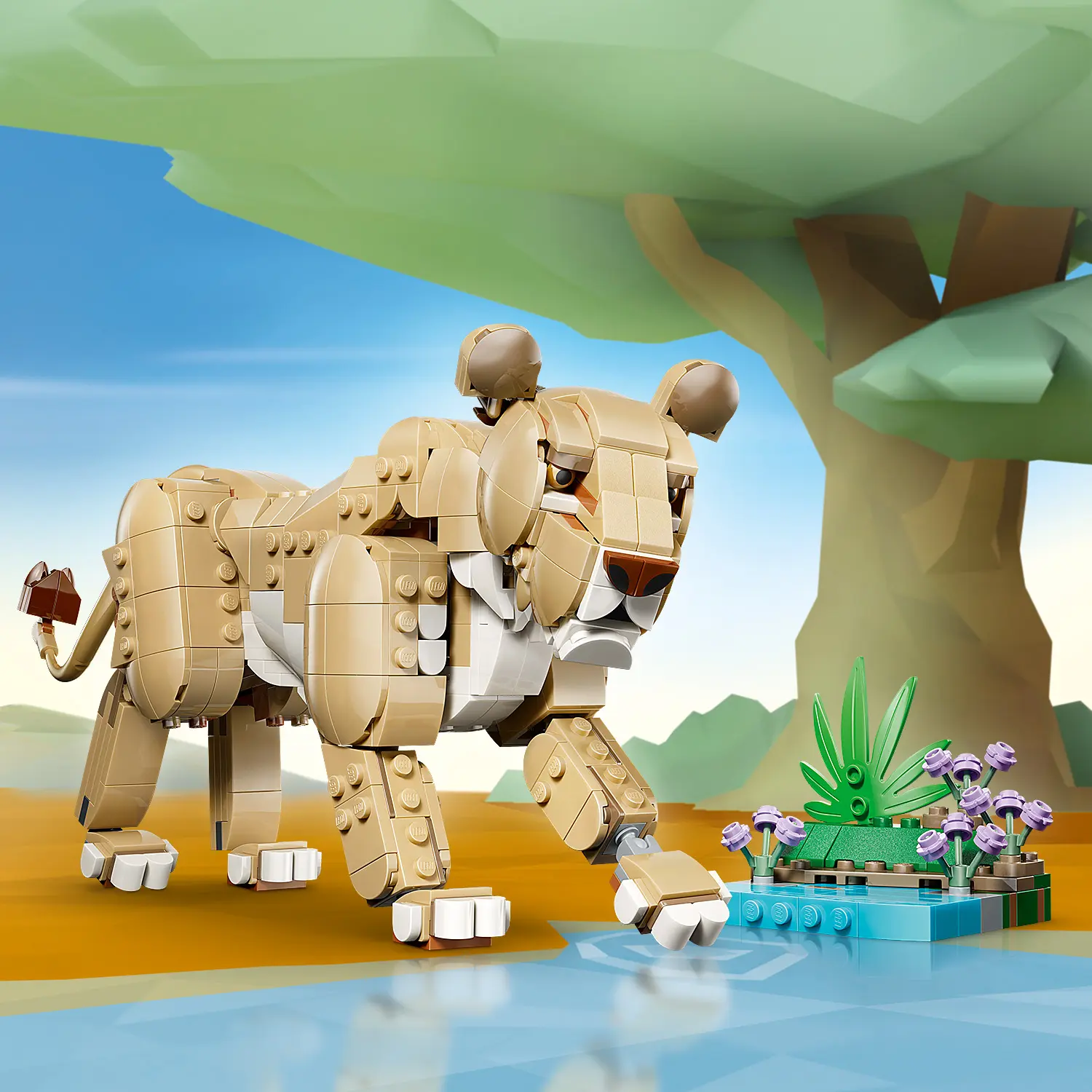 חיות בר: אריה מלכותי Lego Creator 31386