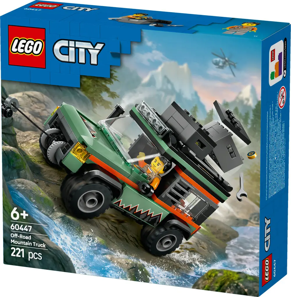 משאית רכב שטח 4X4 לנסיעה בהרים Lego City 60447
