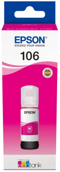 בקבוקון דיו מקורי מגנטה Epson C13T00R340 106