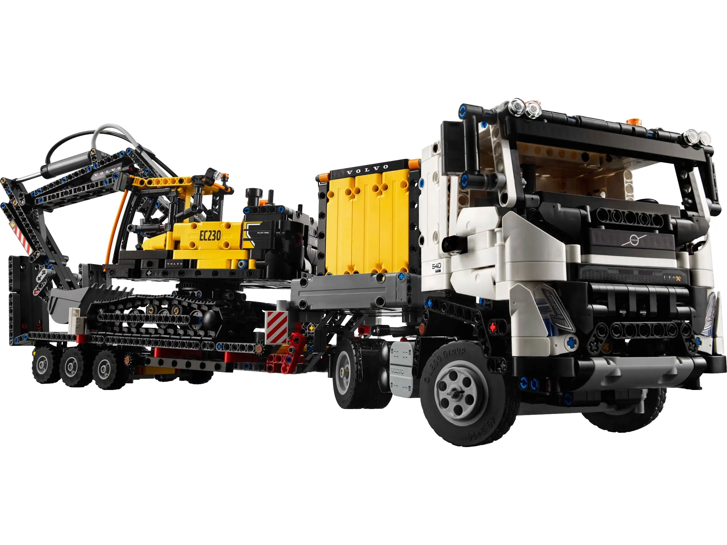 משאית Volvo FMX ומחפר חשמלי Lego Technic 42175