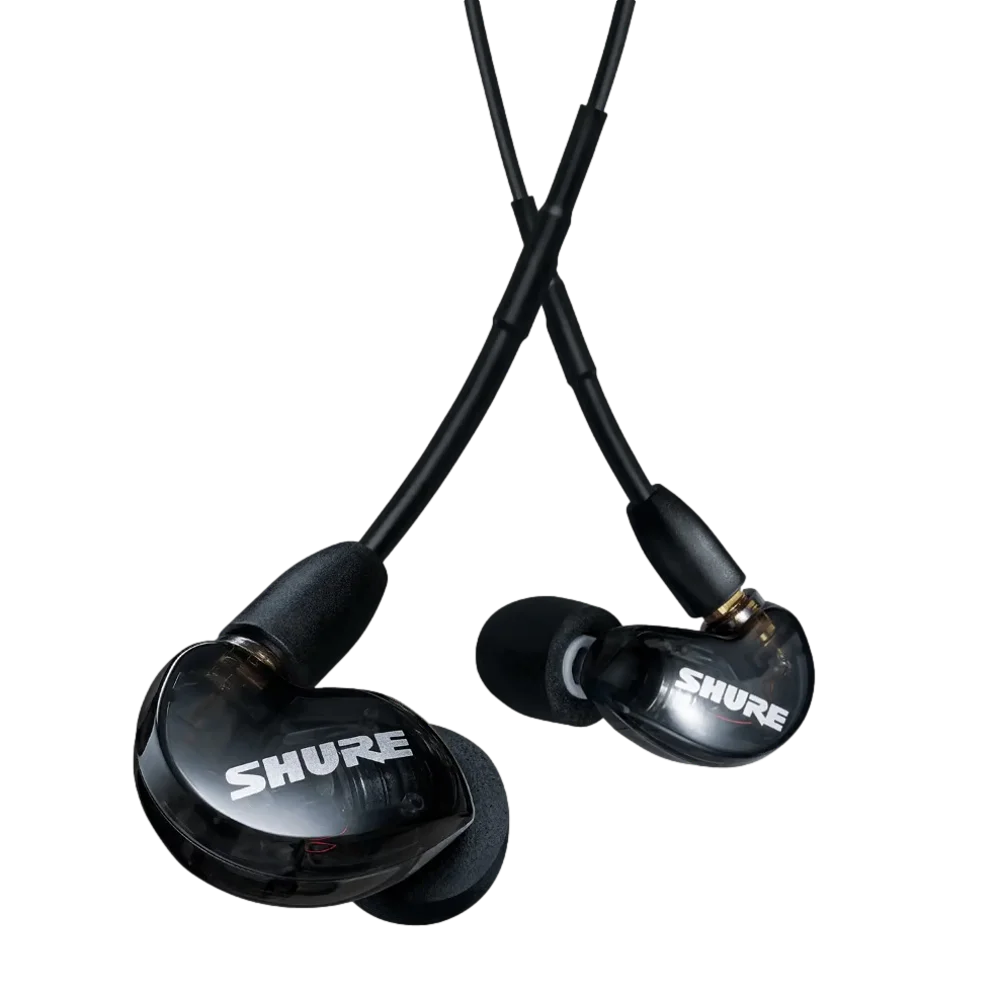 אוזניות In-Ear חוטיות עם מיקרופון Shure AONIC 215 – צבע שחור
