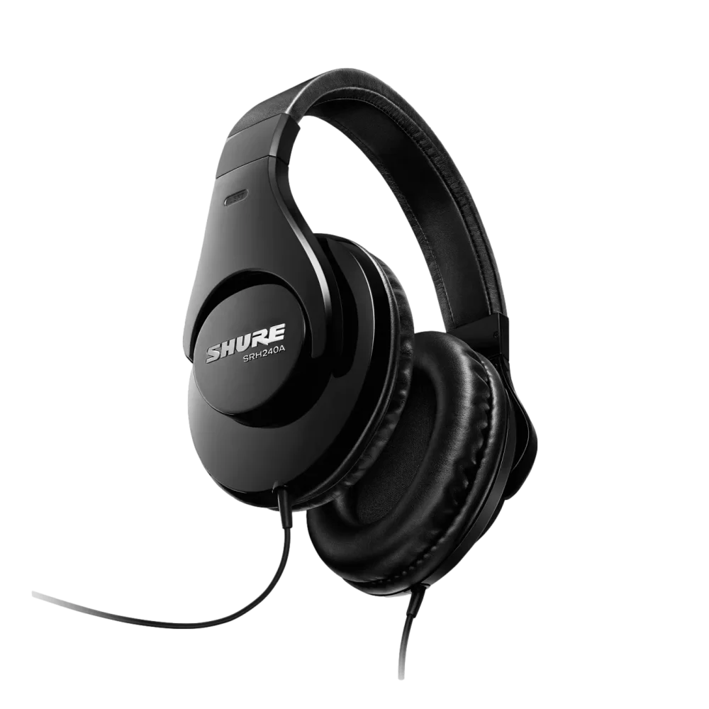 אוזניות קשת Over-Ear חוטיות Shure SRH240A – צבע שחור