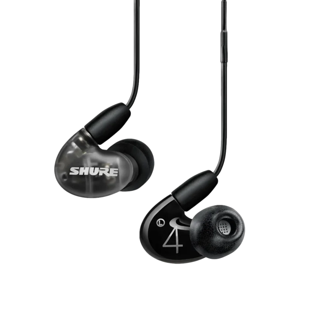 אוזניות In-Ear חוטיות עם מיקרופון Shure AONIC 4 – צבע שחור