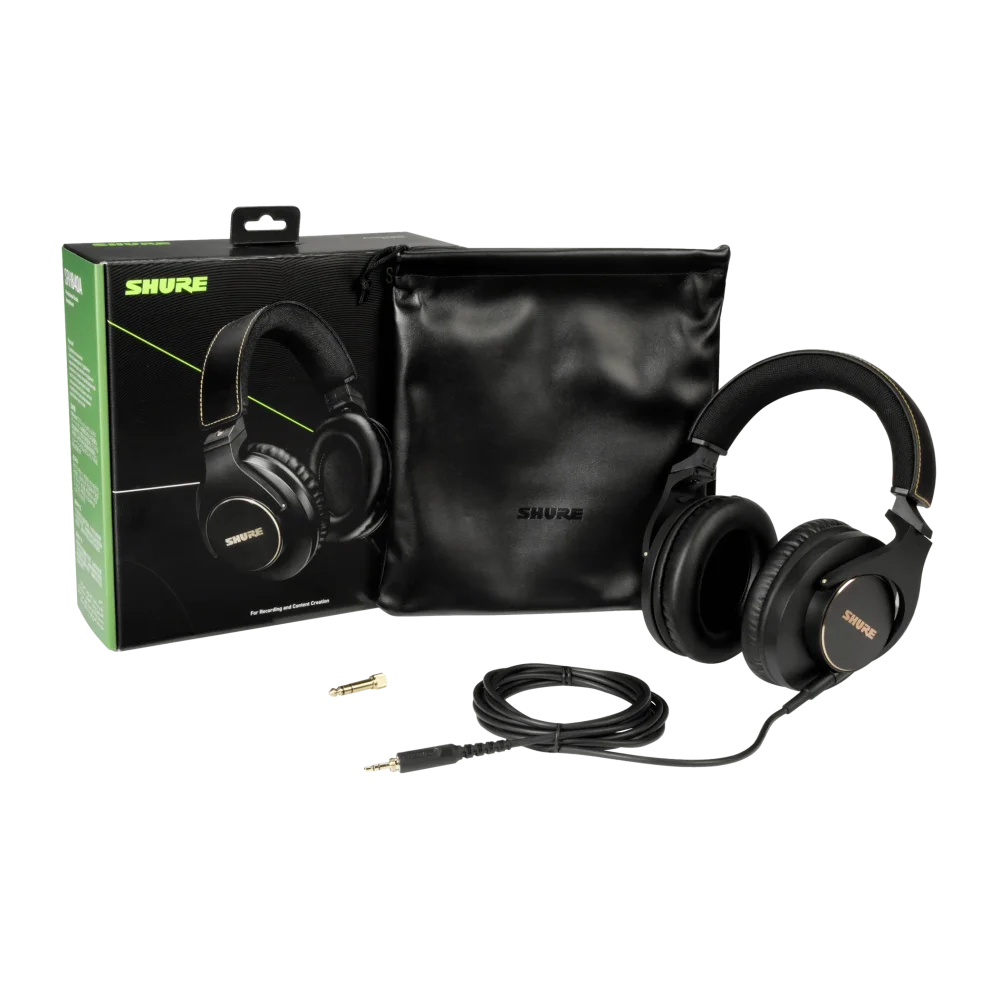 אוזניות קשת Over-Ear חוטיות לאולפן Shure SRH840A – צבע שחור
