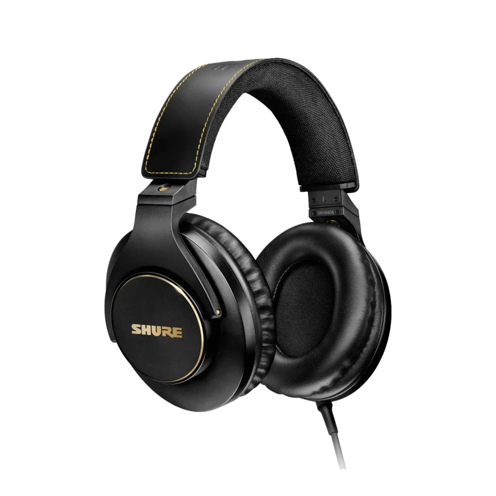 אוזניות קשת Over-Ear חוטיות לאולפן Shure SRH840A – צבע שחור