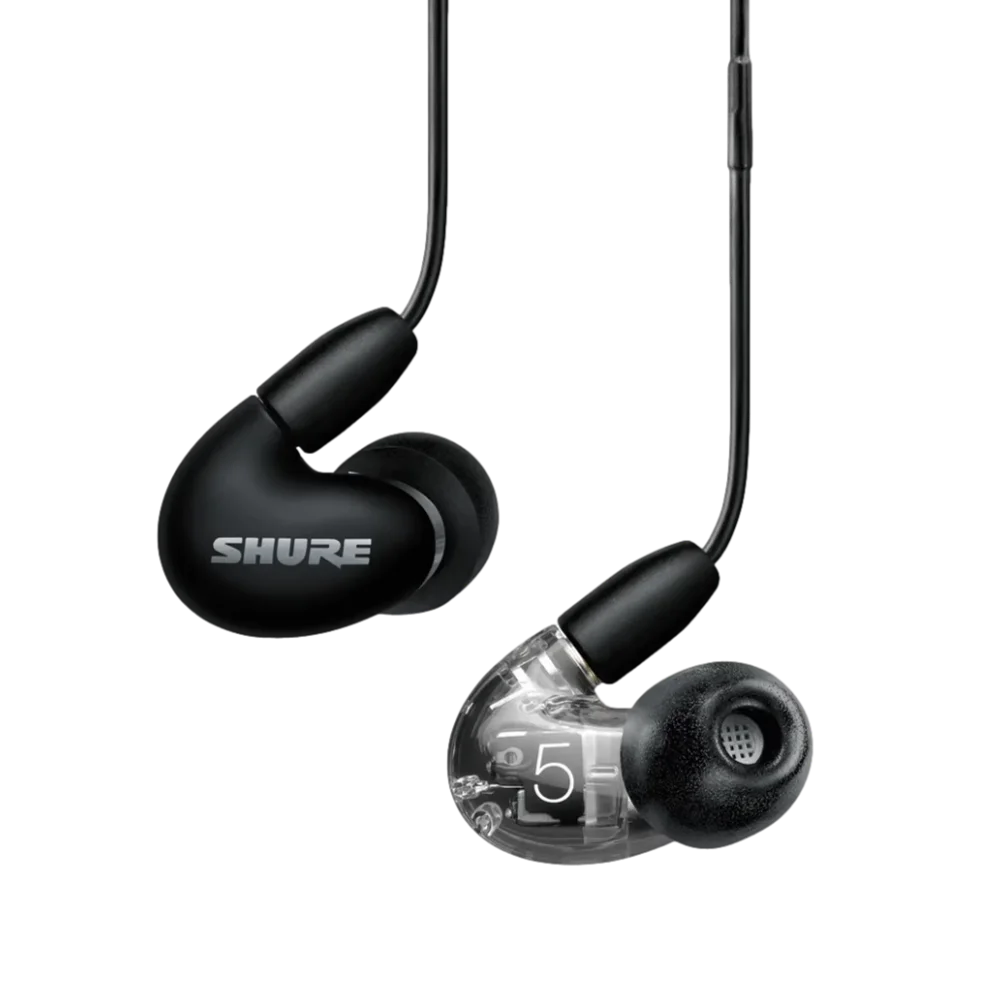 אוזניות In-Ear חוטיות עם מיקרופון Shure AONIC 5 – צבע שחור