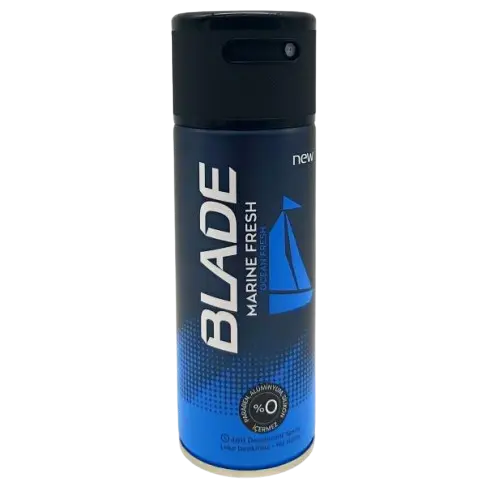 דאודורנט ספריי לגבר Blade Marine Fresh – בנפח 150 מ"ל
