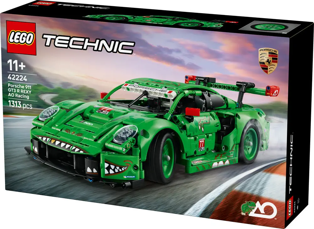 מכונית מרוץ PORSCHE 911 GT3 R REXY AO RACING Lego Technic 42224