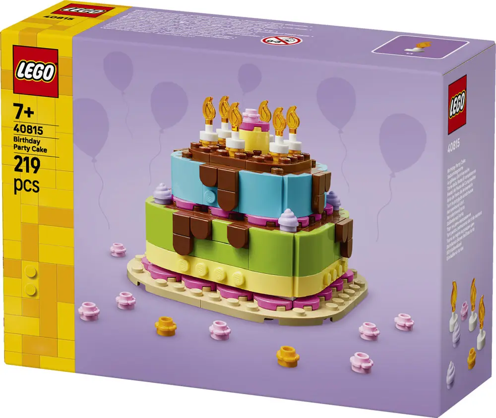 עוגה למסיבת יום הולדת Lego מיוחדים 40815