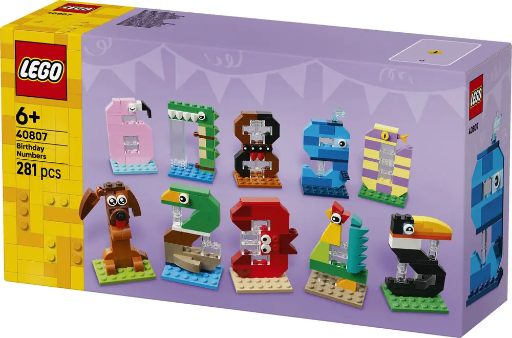 מספרי יום הולדת Lego Seasonal 40807