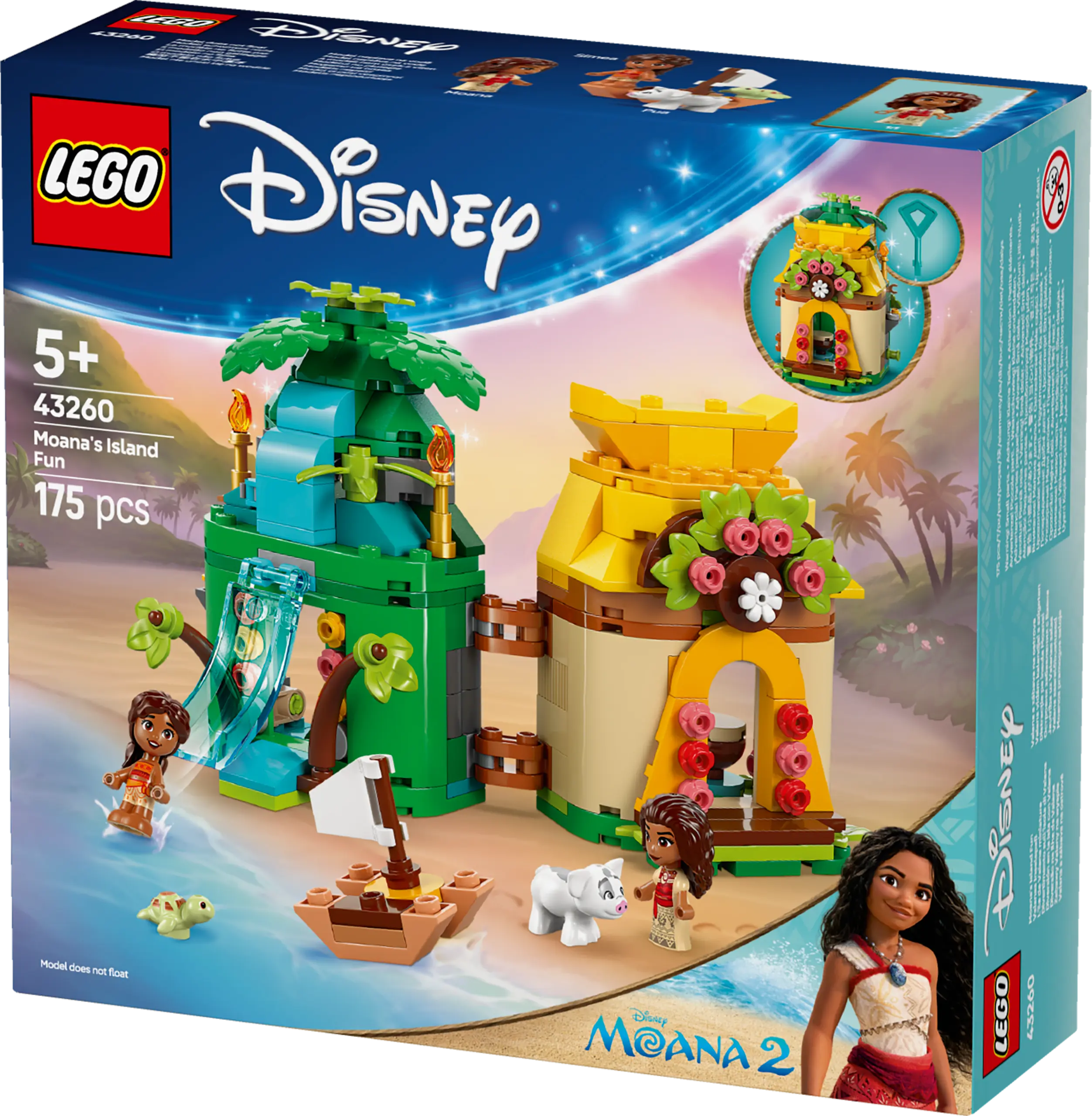 נסיכות – כיף באי של מואנה Lego Disney 43260