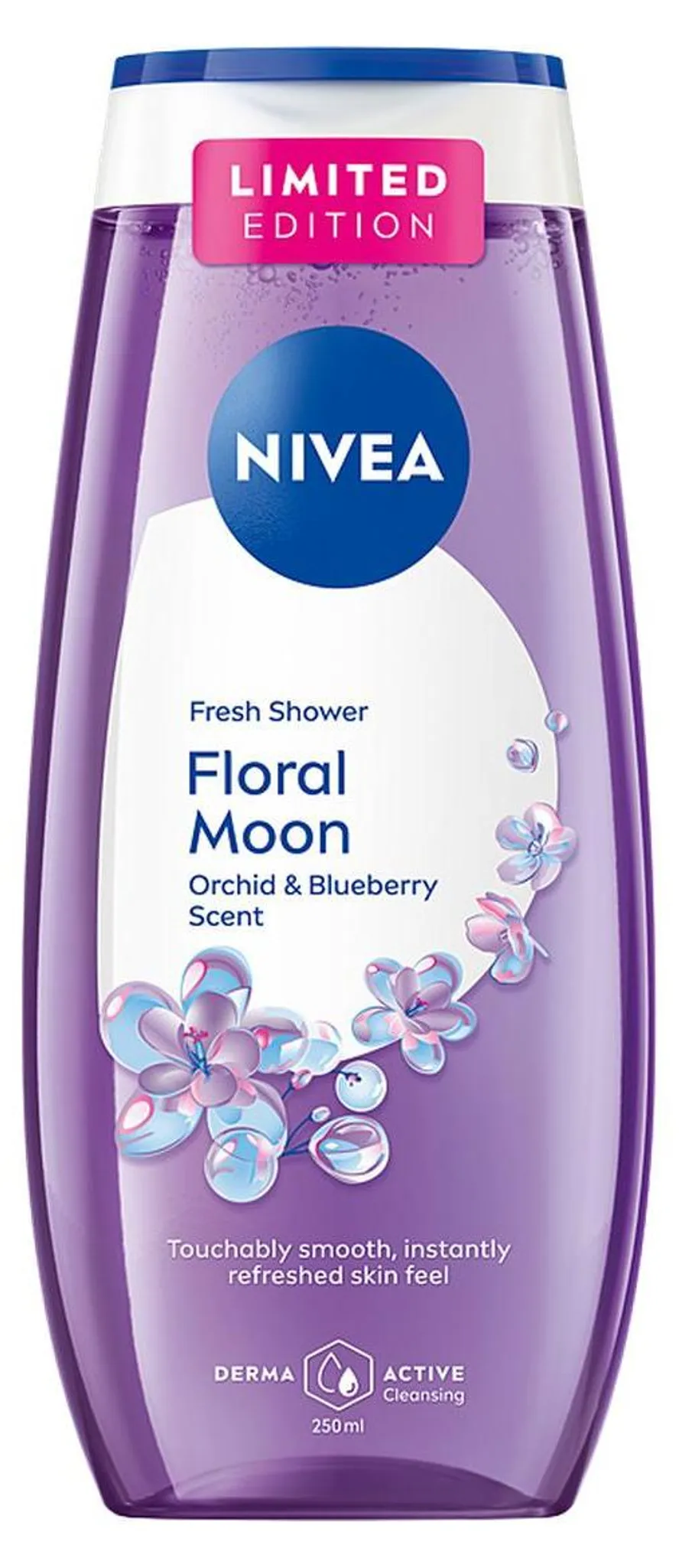 ג'ל רחצה בניחוח סחלב ואוכמניות מבית Nivea – בנפח 250 מ"ל