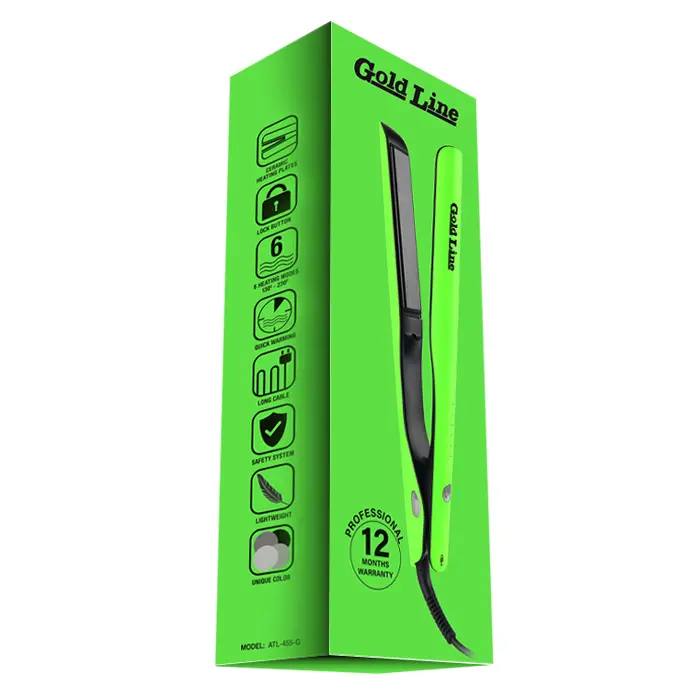 מחליק שיער מקצועי Gold Line ATL-455-G