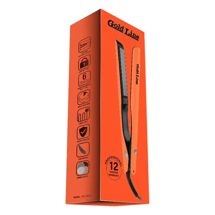 מחליק שיער מקצועי Gold Line ATL-455-O