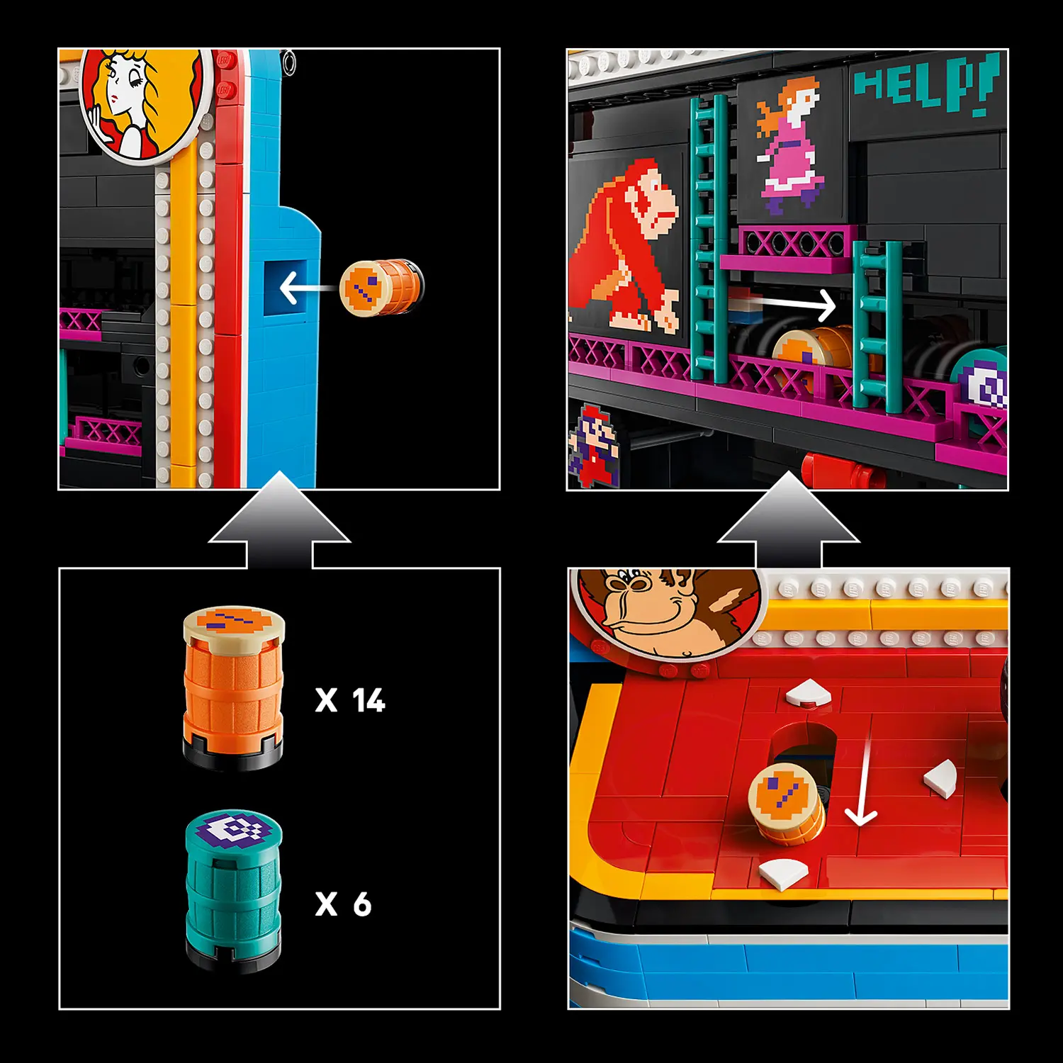 משחק ארקייד Donkey Kong Lego Super Mario 72051