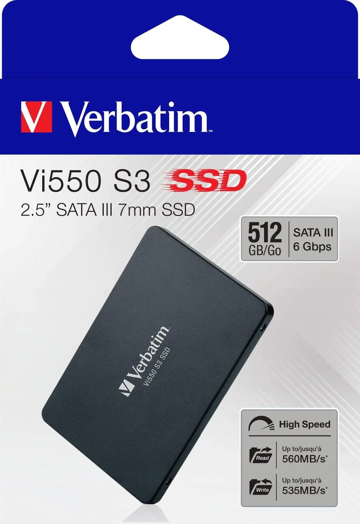 דיסק פנימי Verbatim Vi550 S3 SSD 2.5" 49352 512GB