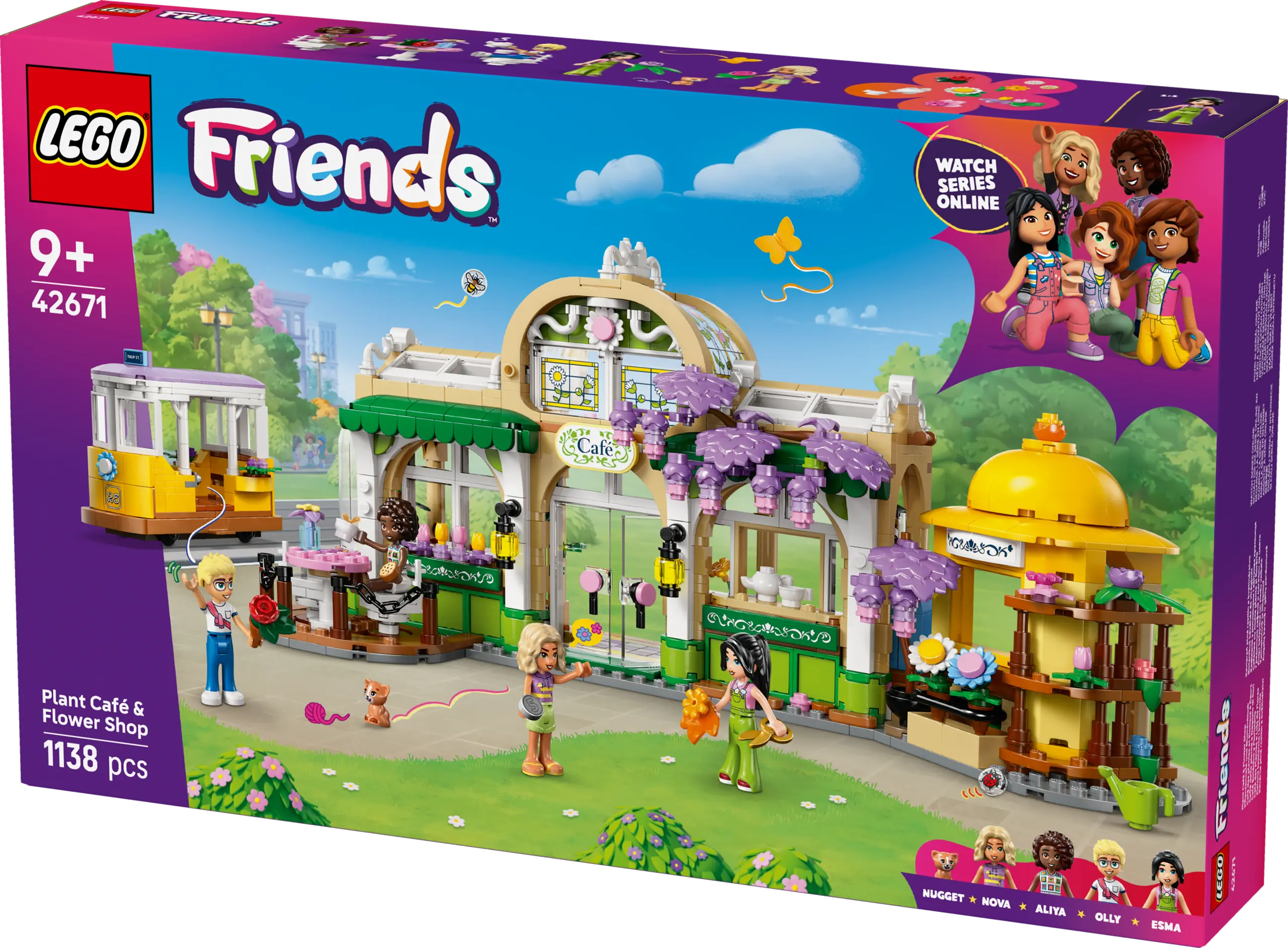 בית קפה וחנות צמחים ופרחים Lego Friends 42671