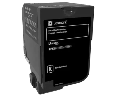 טונר מקורי שחור Lexmark 74C5HK0