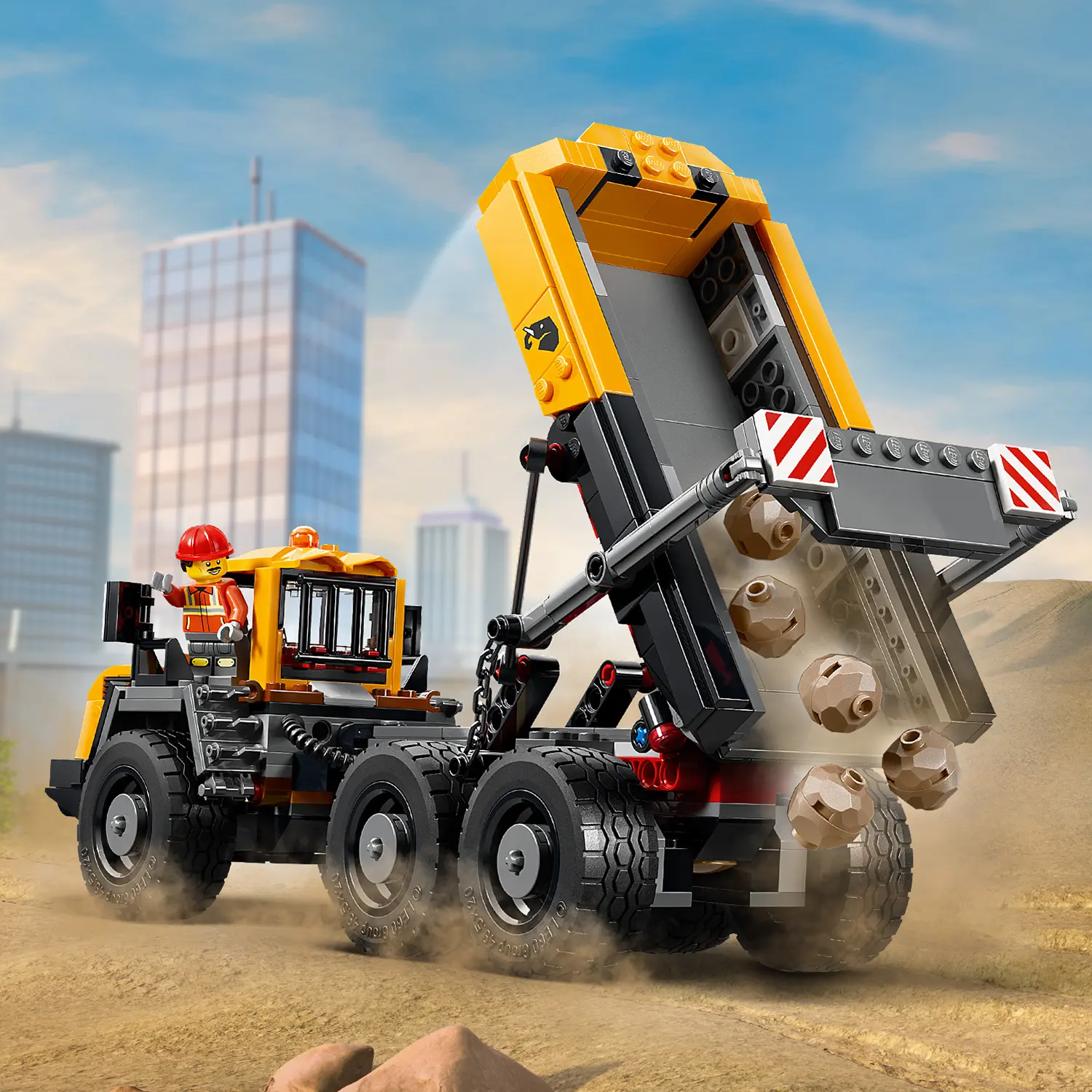 משאית עפר ומעמיס קדמי Lego City 60494
