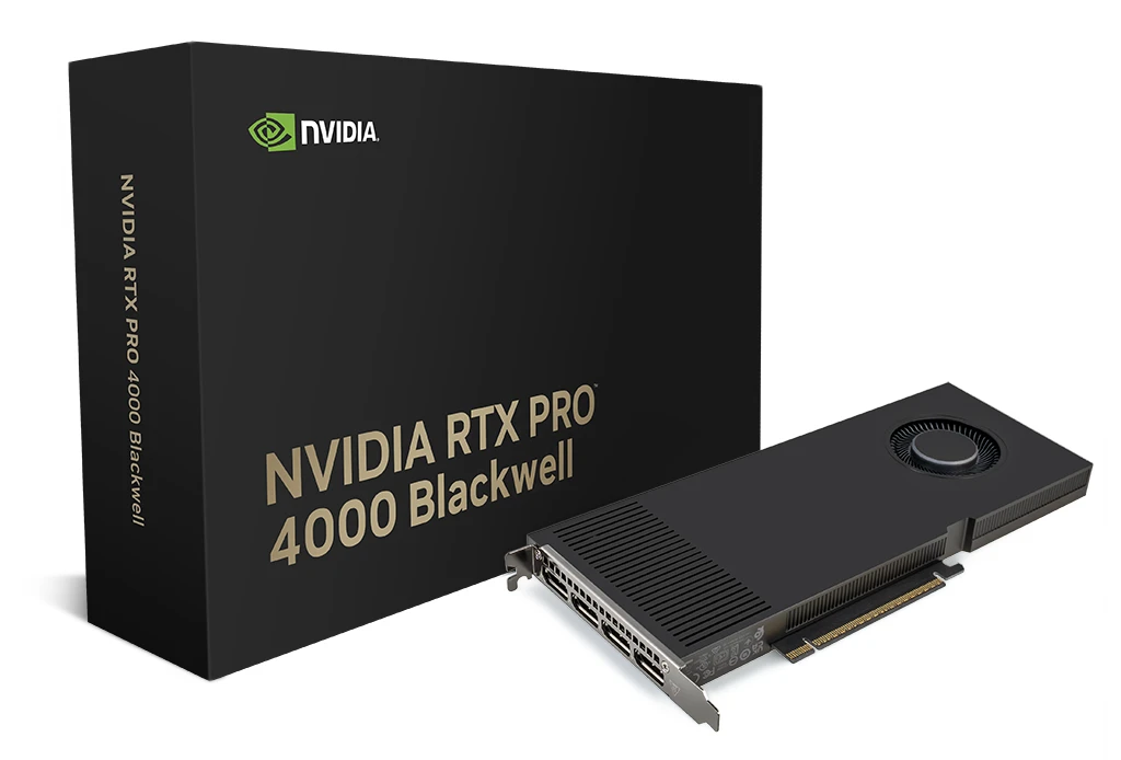 כרטיס מסך PNY RTX PRO 4000 Blackwell 24GB GDDR7