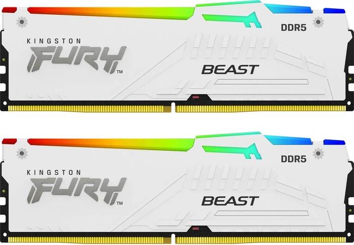 זיכרון למחשב נייח Kingston FURY Beast RGB KF560C36BWE2AK2-32 32GB 2×16 DDR5 6000MHz