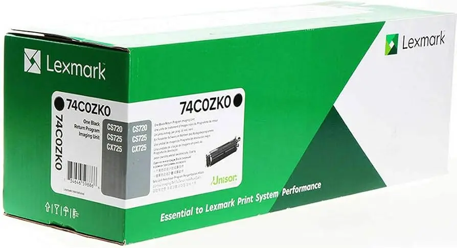 יחידת הדמיה מקורית שחור Lexmark 74C0ZK0