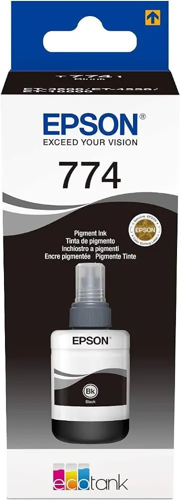 בקבוקון דיו מקורי שחור Epson C13T77414A 774
