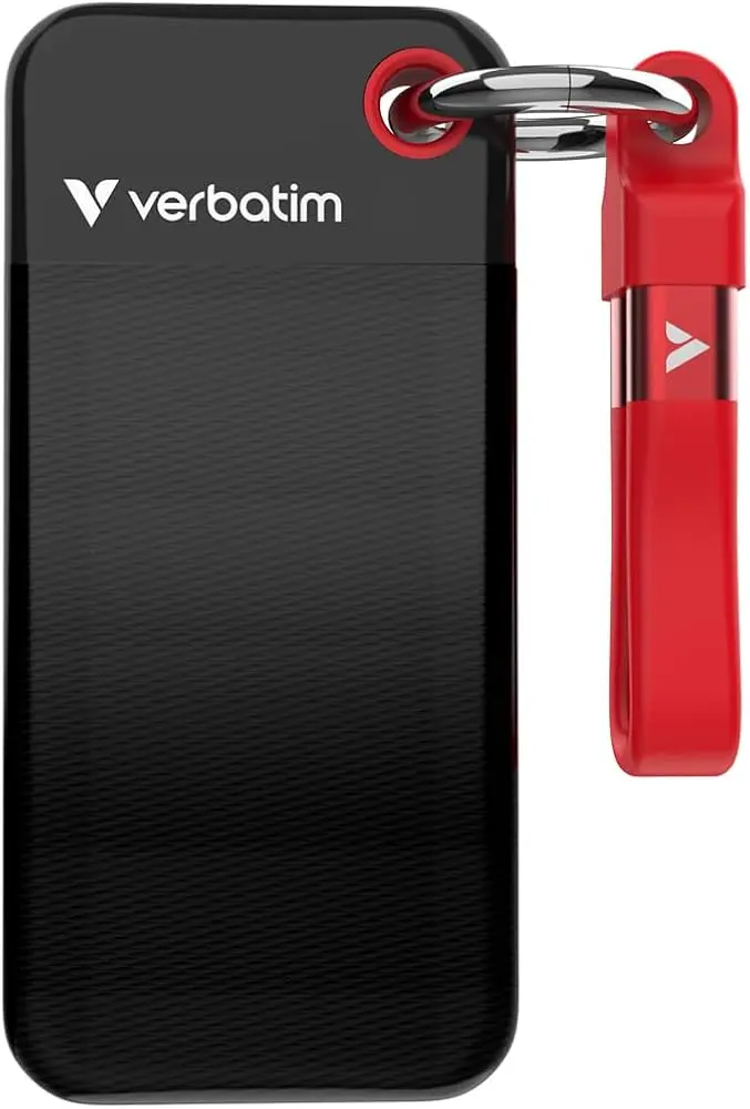 דיסק חיצוני Verbatim Pocket SSD USB-C 3.2 32196 2TB