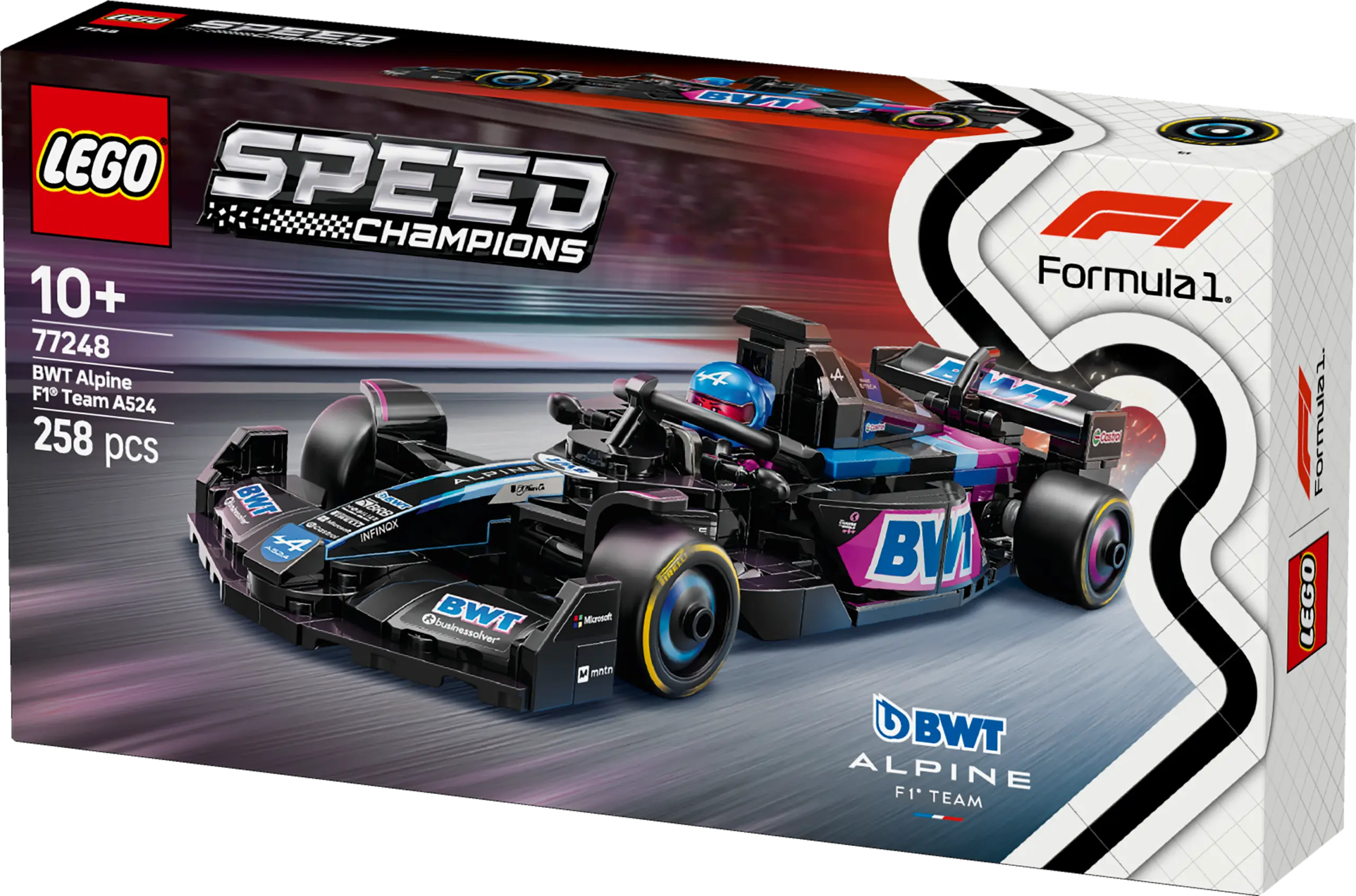מכונית מרוץ BWT ALPINE F1 TEAM A524 Lego Speed Champions 77248