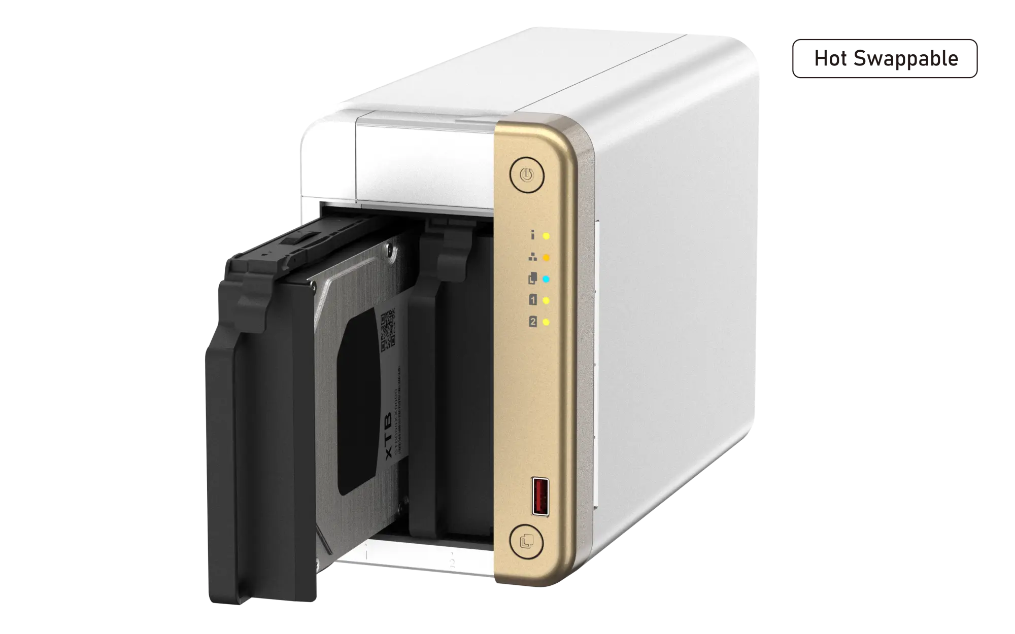 שרת אחסון NAS QNAP TS-262-4G 2-Bay