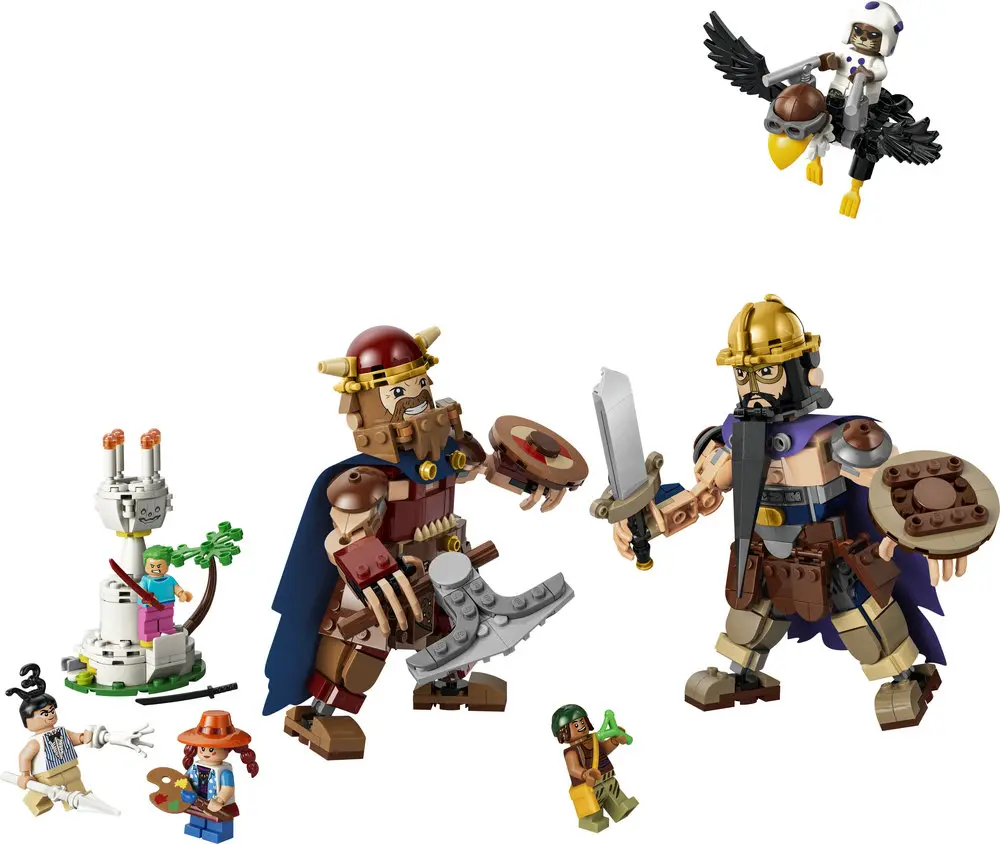 ONE PIECE – דורי נגד ברוגי – ענקי האי ליטל גארדן Lego One Piece 75644