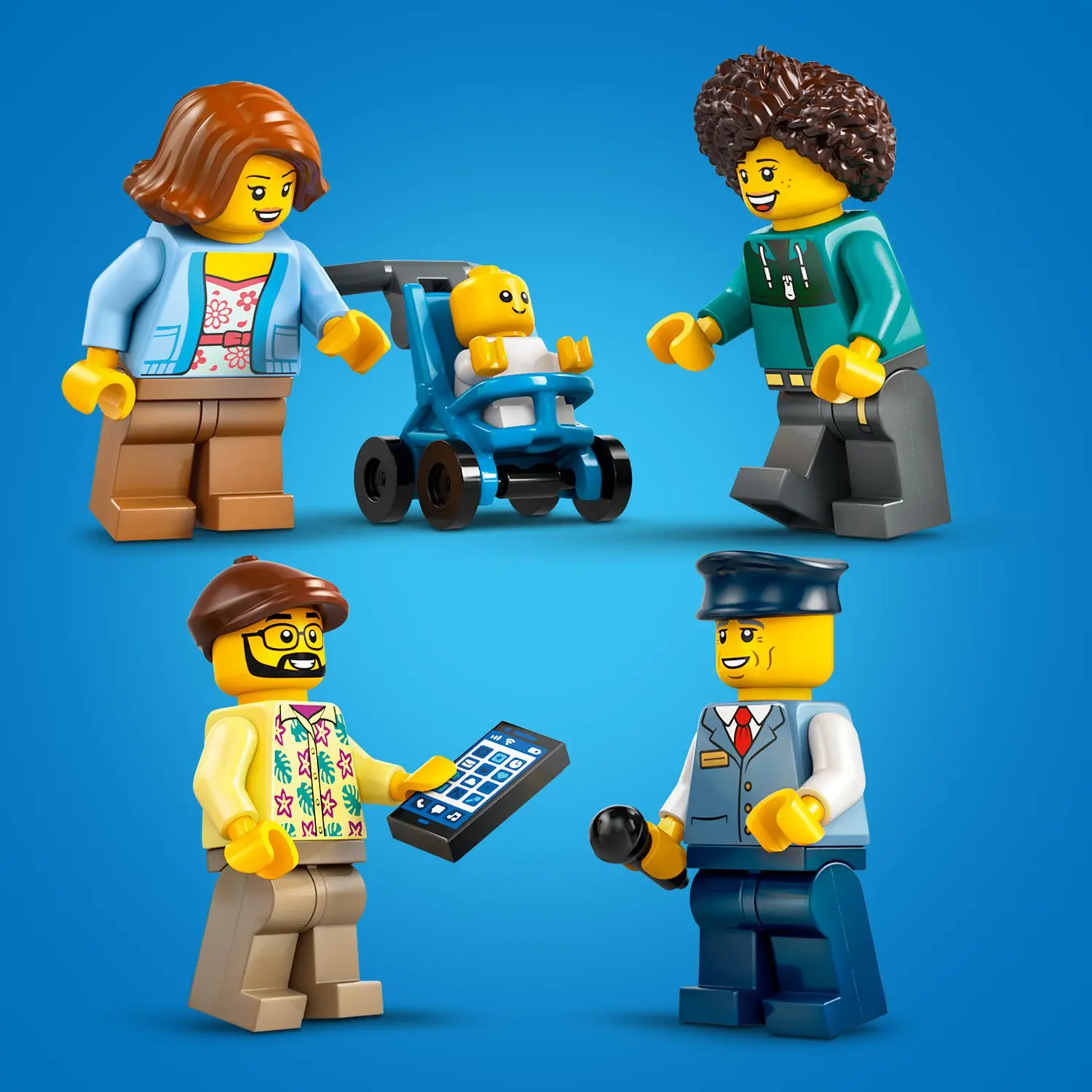 אוטובוס תיירות אדום דו קומתי Lego City 60407