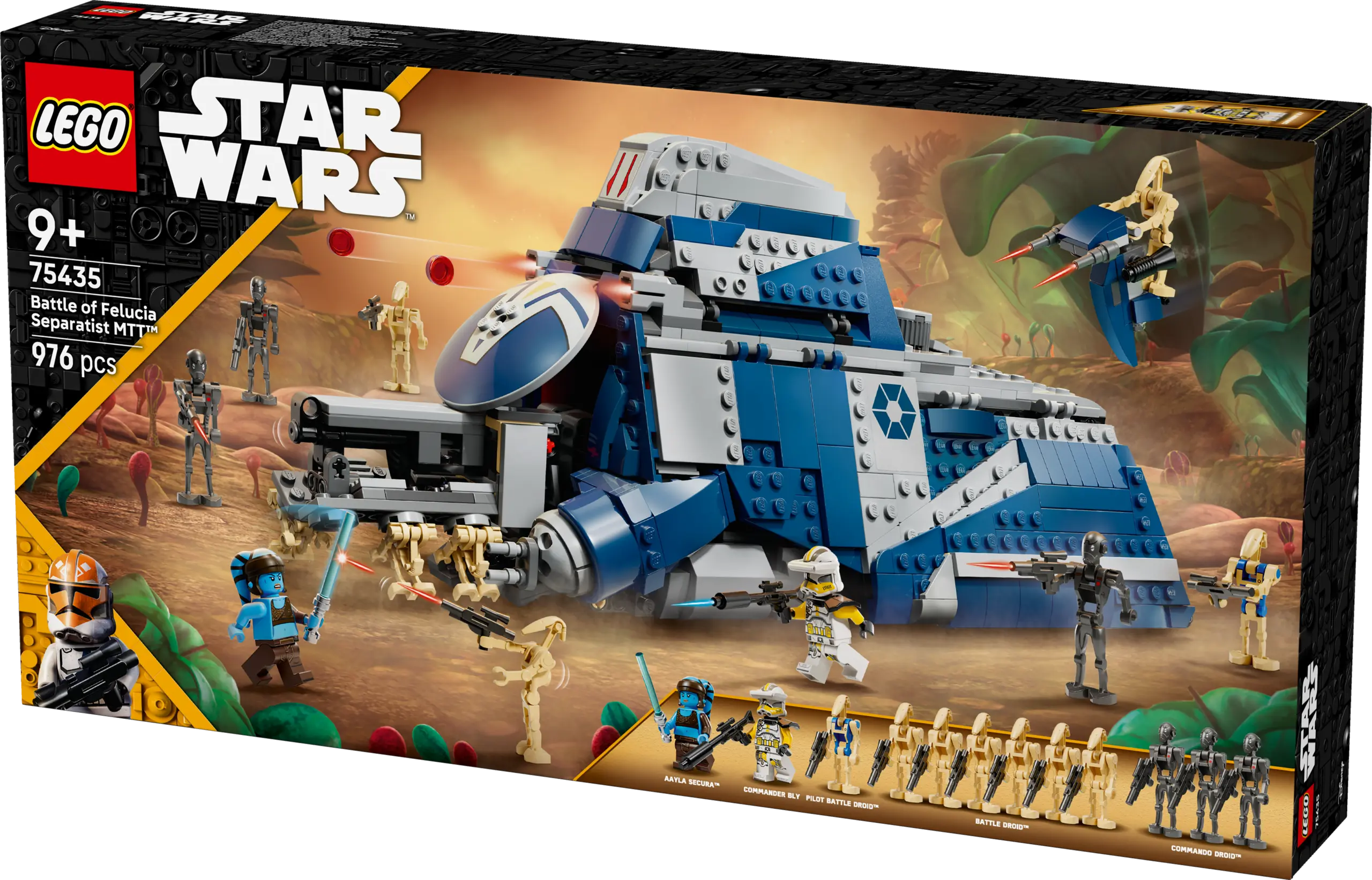 רכב הובלת כוחות של הבדלנים בקרב על פלוסיה Lego Star Wars 75435
