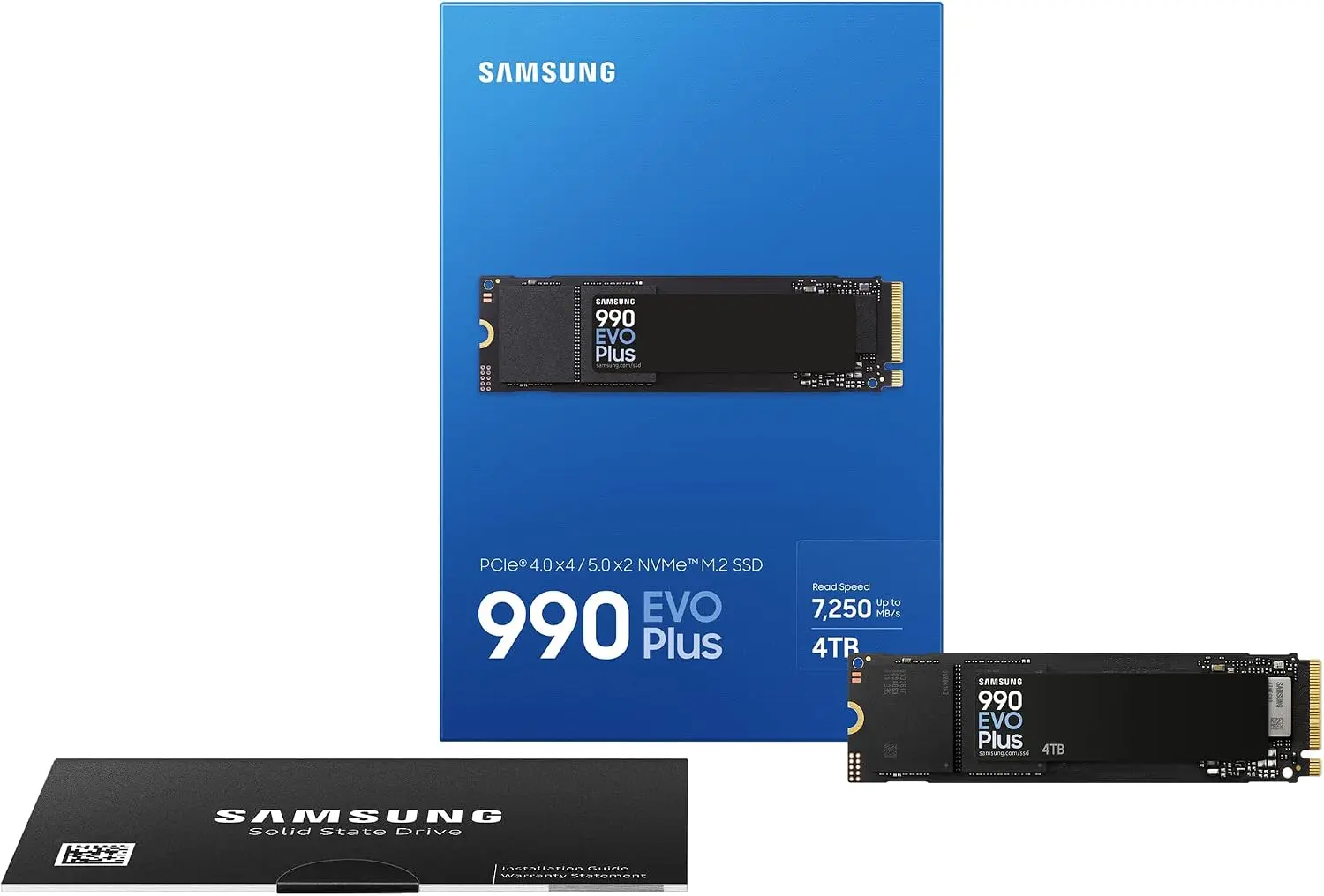דיסק פנימי Samsung 990 EVO Plus SSD M.2 2280 MZ-V9S4T0BW 4TB