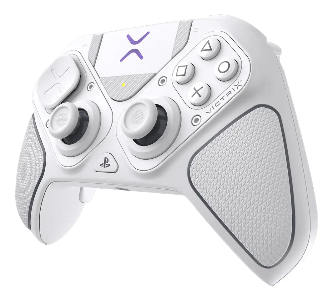 בקר משחק אלחוטי Turtle Beach Victrix Pro BFG Reloaded ל-PS5/PS4/PC בצבע לבן