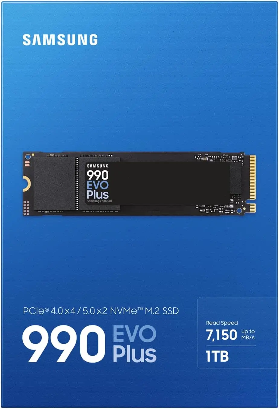 דיסק פנימי Samsung 990 EVO Plus SSD M.2 2280 MZ-V9S1T0BW 1TB