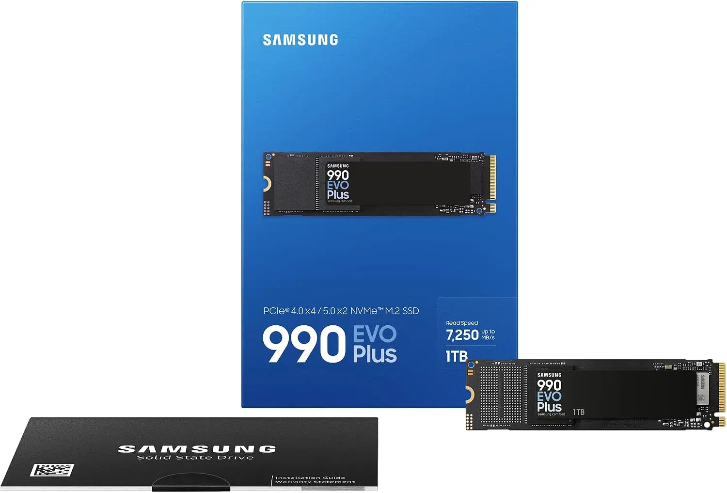 דיסק פנימי Samsung 990 EVO Plus SSD M.2 2280 MZ-V9S1T0BW 1TB