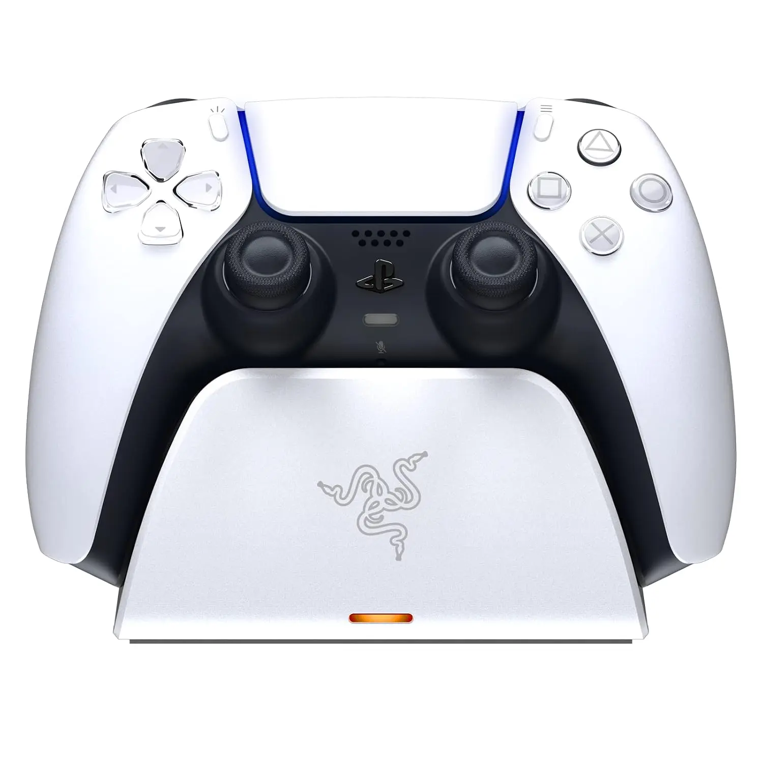 מעמד טעינה מהירה לבקרי Playstation 5 מבית Razer בצבע לבן